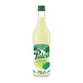 PULCO Boisson concentrée au citron vert et à la menthe 70cl