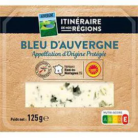 ITINÉRAIRE DE NOS RÉGIONS Bleu d'Auvergne AOP 125g