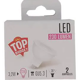 TOP BUDGET Ampoule LED Spot 23W GU5.3 x2