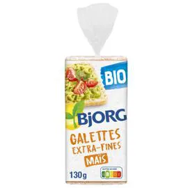 BJORG Galettes maïs extra-fines bio 130g