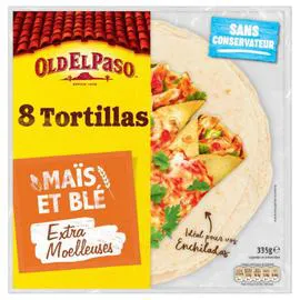 OLD EL PASO Tortillas de maïs x8 335g