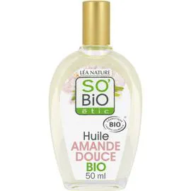 LÉA NATURE, SO'BIO ÉTIC Huile d'Amande Douce 100 % Origine Naturelle Bio 50ml
