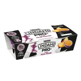 NESTLÉ, LINDAHLS PRO+ Yaourt Pêche Passion 2x160g