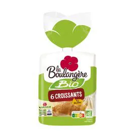 LA BOULANGÈRE Croissants bio pur beurre 240g