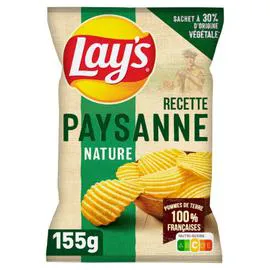 LAY'S Chips recette paysanne nature 155g