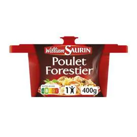 WILLIAM SAURIN Plat cuisiné poulet forestier 400g