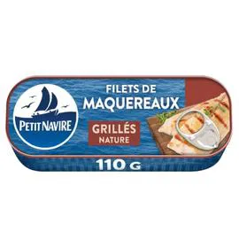 PETIT NAVIRE Filets de maquereaux le grillé 110g