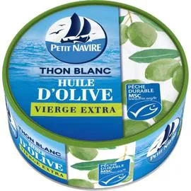 PETIT NAVIRE Thon blanc huile d'olive 104g