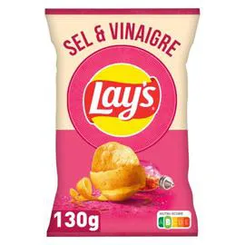 LAY'S Chips - Saveur sel & vinaigre 130g