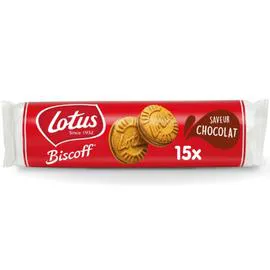 LOTUS BAKERIES, BISCOFF Biscuits fourrés crème saveur chocolat 150g