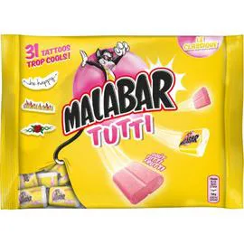 MALABAR Chewing gum Tutti Frutti 214g