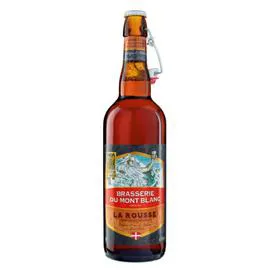 BRASSERIE DU MONT BLANC Bière ambrée La Rousse 75cl