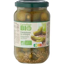 CARREFOUR BIO Cornichons bio au vinaigre 185g