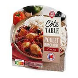MARQUE REPÈRE, CÔTÉ TABLE Poulet basquaise Riz 285g