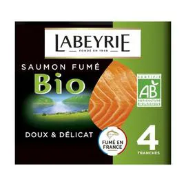 LABEYRIE Saumon fumé Bio 110g