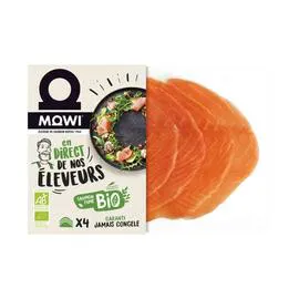 MOWI Saumon fumé bio 4 tr mini 110g