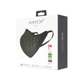 AIRPOP Active Masque noir et jaune l'unité
