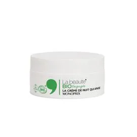 LA BEAUTÉ BIO Monoprix La Beauté Bio Engagée La Crème Nuit Qui Apaise 50ml