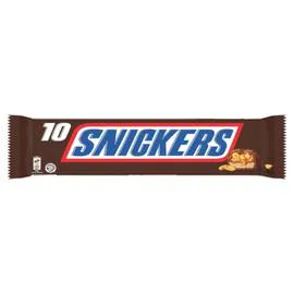 MARS, SNICKERS Barres chocolatées fourrées cacahuète et caramel 500g
