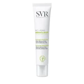 LABORATOIRE SVR Soin Visage Matifiant Hydratant Sébo-Régulateurs Anti-Pores Dilatés Mat + Pores Sebiaclear 40ml