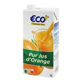 ECO+ Pur jus d'orange 1l