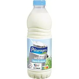 PÂTURAGES Lait frais demi-écrémé 1l