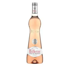 BILLETTE Vin Rosé Provence Corse AOP Côtes de Provence 75cl