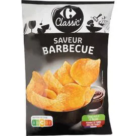 CARREFOUR CLASSIC' Chips saveur barbecue 135g