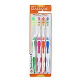 MARQUE REPÈRE, DENTAMYL Brosse à dents Médium x4 x4