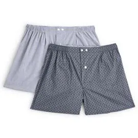MONOPRIX HOMME 2 Calecons Grey Bis Mrg M l'unité