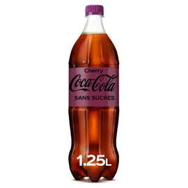 COCA-COLA Soda zéro sans sucres 1,25l