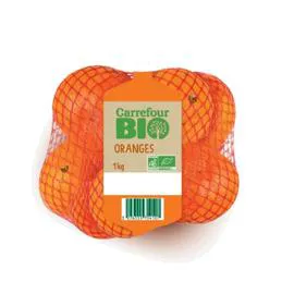 CARREFOUR BIO Oranges bio Navel 1kg