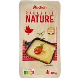 AUCHAN Fromage à raclette nature 400g