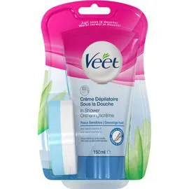 VEET Crème dépilatoire Silk & Fresh sous la douche 150ml