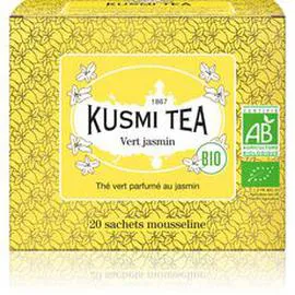 KUSMI TEA Thé vert parfumé au jasmin bio 40g
