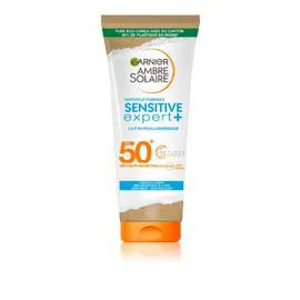 GARNIER, AMBRE SOLAIRE Crème Protection Solaire lait Sensitive expert- 50+ 200ml