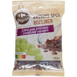 CARREFOUR ORIGINAL Raisins secs 125g