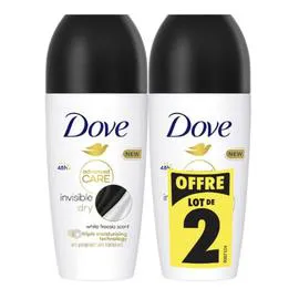 DOVE Déodorant Anti-Transpirant Freesia Invisible Dry Advanced Care 2x50ml
