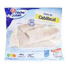 MARQUE REPÈRE, PÊCHE OCÉAN Filets cabillaud MSC 800g
