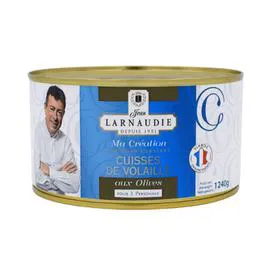JEAN LARNAUDIE Cuisses de volaille aux olives 1,24kg