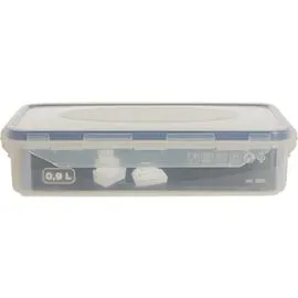 PLAST TEAM Boîte Pour Congélateur Et Micro-Onde 0,9L, 4 Clips l'unité
