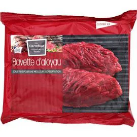 CARREFOUR Viande bovine : Bavettes d'Aloyau*** à griller 260g