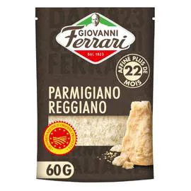 GIOVANNI FERRARI Parmesan râpé Parmigiano Reggiano AOP 60g