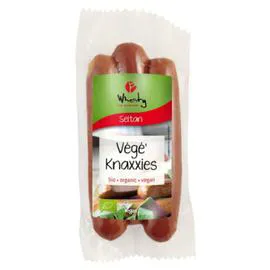WHEATY Seitan Saucisses Vegan Bio 150g