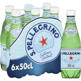 SAN PELLEGRINO Eau gazeuse minérale naturelle 6x50cl