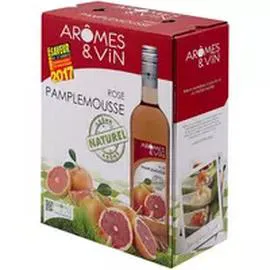 AROMES & VIN Boisson à base de vin et d'arômes pamplemousse rosé 75cl
