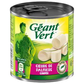 GÉANT VERT Coeurs de palmiers coupés 110g