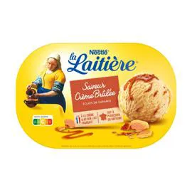 NESTLÉ, LA LAITIÈRE Glace crème brulée éclat de caramel 490g