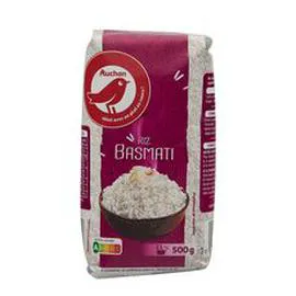 AUCHAN Riz basmati prêt en 11 min 500g