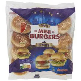 AUCHAN Pain mini hamburger 285g